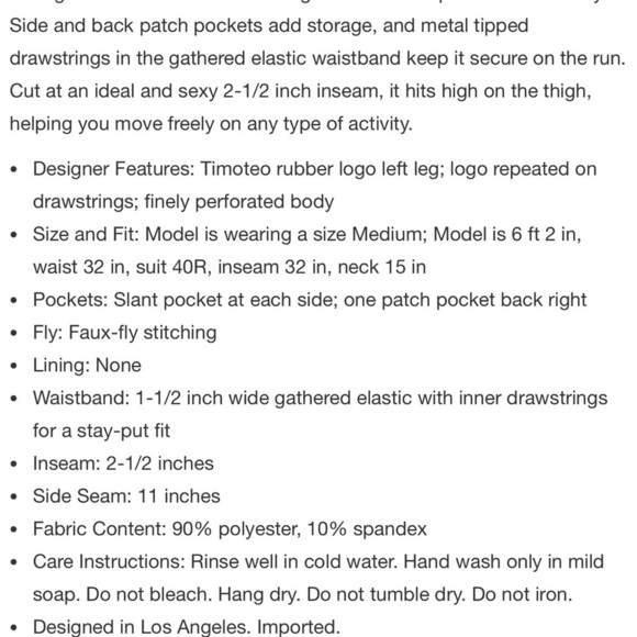 Timoteo Men’s running shorts - Picture 3 of 3